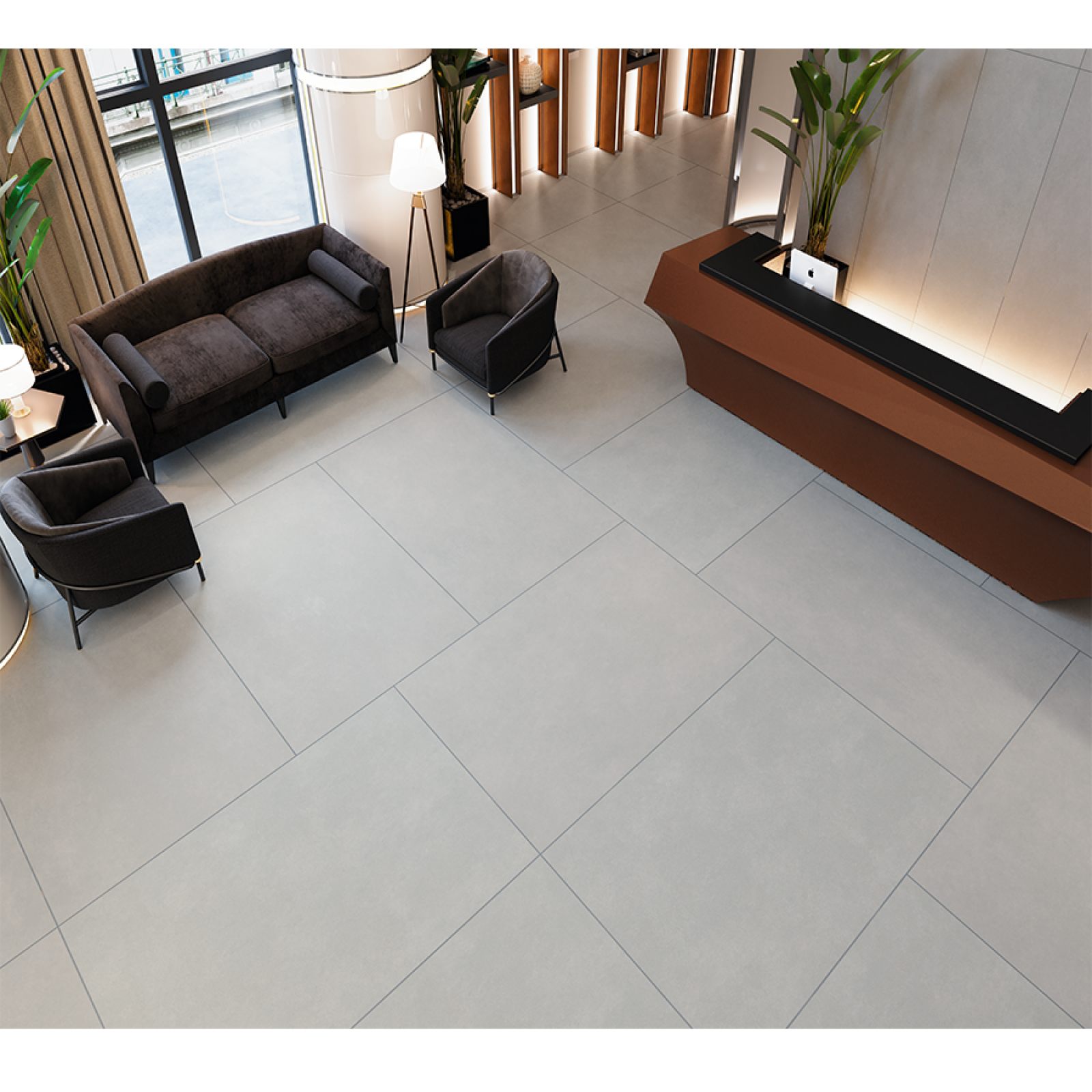 Conceptbi Anthrazit 30x60cm Fliese für Boden&Wand & Fassade