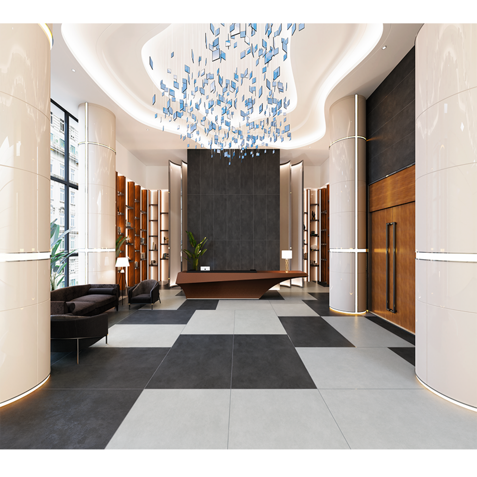 Conceptbi Anthrazit 60x120cm Fliese für Boden&Wand & Fassade