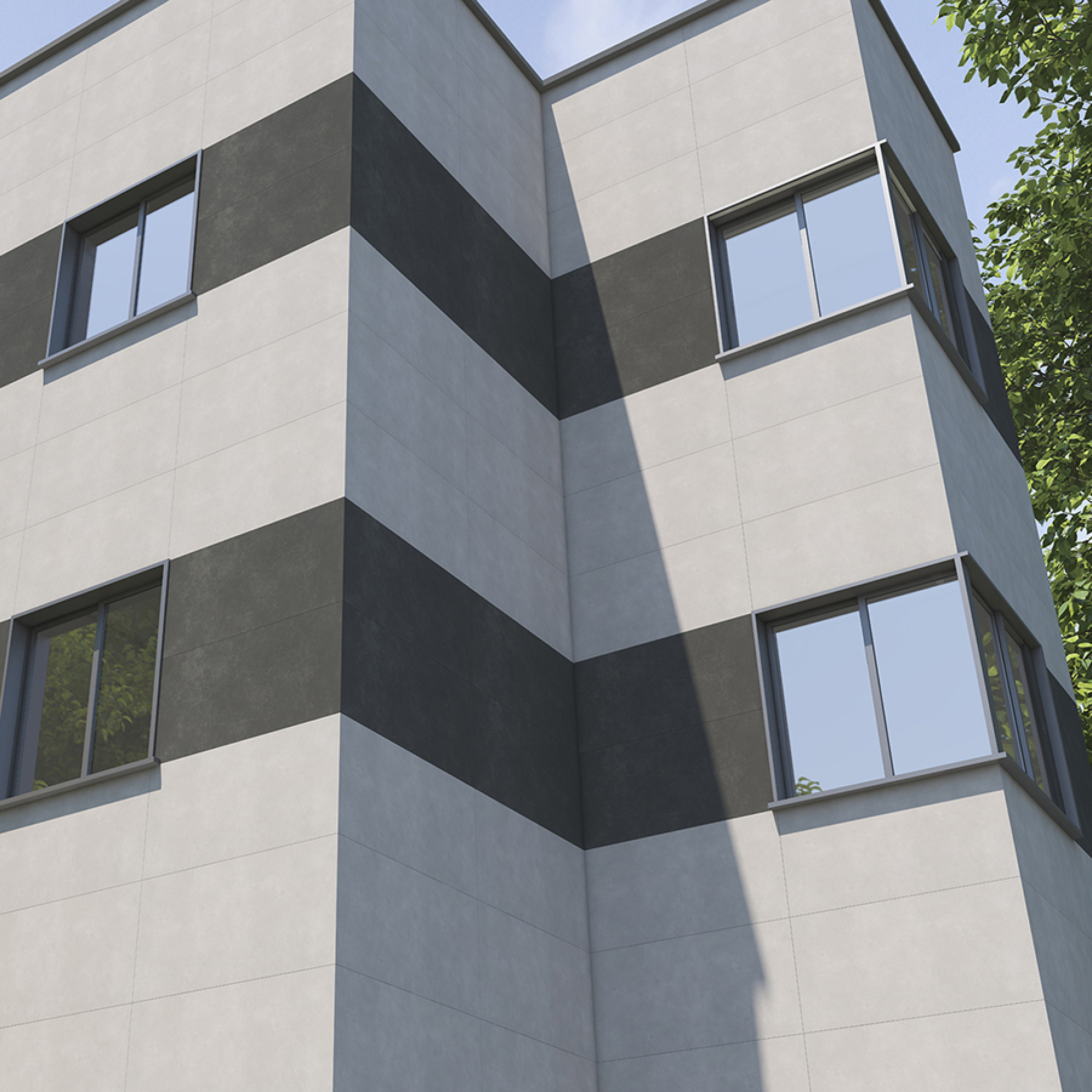 Conceptbi Anthrazit 60x60cm Fliese für Boden&Wand&Fassade